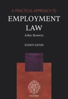 A Practical Approach to Employment Law 019927374X Book Cover
