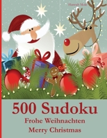 500 Sudoku: Frohe Weihnachten - Merry Christmas 395497844X Book Cover