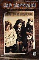 Led Zeppelin: Complete Lyric & Chord Songbook 0739069071 Book Cover