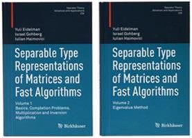 Separable Type Representations of Matrices and Fast Algorithms 3034807287 Book Cover