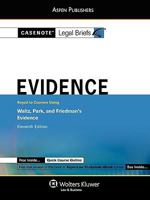 Evidence: Waltz Park & Friedman 11e 073558592X Book Cover