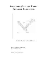 Steinaker Gap: An Early Fremont Farmstead (Museum of Peoples and Cultures Occasional Papers , No 2) 0874805570 Book Cover