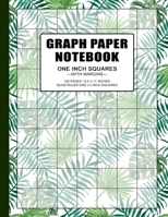Graph Paper Notebook: 1 inch squares grid paper notebook, 100 pages, double-sided, non-perforated, 8.5 x 11 Inches (Letter Size) 1690138416 Book Cover