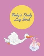 Baby Health Journal: Baby Infotmation Logbook - Health Care Book for Newborns, Toddlers - Feed | Sleep | Diapers | Activities | Shopping List - (110 Pages, 8.5 x 11) 1672345502 Book Cover