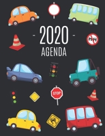 Voiture Agenda 2020: Planificateur Hebdomadaire - Avec Espaces pour Notes - Calendrier Janvier � D�cembre 2020 1660153263 Book Cover