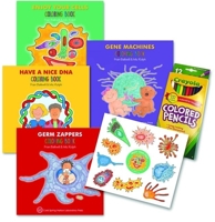 Enjoy Your Cells Series Coloring Books, 4-Book Gift Set: Four-Volume Set with Colored Pencils and Stickers 1621821943 Book Cover