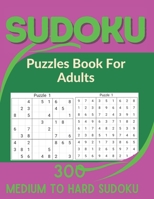 Sudoku Puzzles Book for adults: Medium to Hard Sudoku Puzzles book for American adults and kids with Solutions Book - 5 B096TQ7414 Book Cover