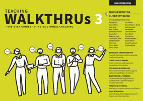 Teaching WalkThrus 3: Five-step guides to instructional coaching 1915261139 Book Cover