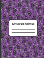 Composition Notebook: Halloween Composition Notebook and Journal 7.5 x 9.25 Wide Ruled Paper Journal 1695445325 Book Cover