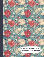 2020 Weekly & Monthly Planner: Vintage Red Blue Hot Air Balloon Calendar & Journal 1711786330 Book Cover