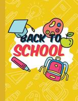 Back to School: Composition Notebook College Ruled, Blank Lined, Journal Notebook, 8.5 x 11 lined 110 pages, for kids school students and teachers 1074254090 Book Cover