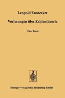 Vorlesungen Uber Zahlentheorie: Erste Bis Dreiunddreissigste Vorlesung 3662227983 Book Cover