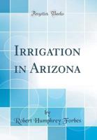Irrigation in Arizona 0365793884 Book Cover