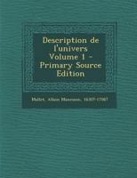 Description de l'univers; Volume 1 1018638806 Book Cover
