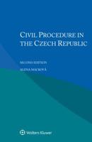 Civil Procedure in the Czech Republic 9403509457 Book Cover