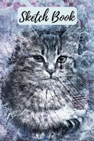 Sketch Book: Cute Cat Sketch Book for Drawing, Doodling or Sketching (6 x 9 inches) 1686622333 Book Cover