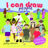I can draw people: a step-by-step guide on how to draw people for kids 3985180040 Book Cover