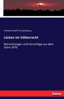 Lucken Im Volkerrecht 3741129372 Book Cover