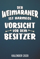 Kalender 2020: Weimaraner A5 Kalender Planer für ein erfolgreiches Jahr - 110 Seiten (German Edition) 1672870364 Book Cover