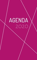 Agenda 2020: Agenda rose petit format de poche de janvier � d�cembre 2020, semainier 7 jours par double page, aper�u hebdomadaire et calendrier 2020, en fran�ais 1709947438 Book Cover