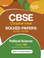 CBSE Political Science Chapterwise Solved Papers Class 12 for 2023 Exam 9326198677 Book Cover