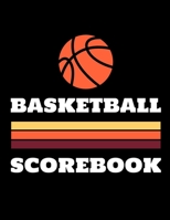 Basketball Scorebook: 50 Game Scorebook with Scoring by Quarters 1690835885 Book Cover