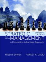 Strategic Management: Concepts and Cases 0132664232 Book Cover