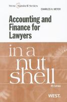 Accounting and Finance for Lawyers in a Nutshell 0314207872 Book Cover
