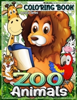 ZOO Animals Coloring Book: Zoo Book Coloring Pages, Animals National Parks Coloring Book Watercolor Coloring Book Kids Animal Coloring Book Nature Coloring Book Cute Coloring Book Zoo Book Childrens 0679156771 Book Cover