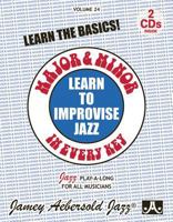 Major & Minor In Every Key (Play-a-Long / Learn to Improvise Jazz, Vol. 24) (Book & CD) 156224180X Book Cover