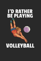 Volleyball Notizbuch: Volleyball Notizbuch f�r Liebhaber / Notizheft / Notizblock A5 (6x9in) Dotted Notebook / Punkteraster / 120 gepunktete Seiten 1678886890 Book Cover