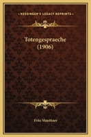 Totengesprache 3743724286 Book Cover