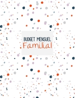 Budget mensuel familial: Journal de caisse, registre comptable de famille, privé, personnel | 100 pages de 25 lignes chacune| 102 pages | Points colorés | Format A4 8,5" x 11" (French Edition) 1700312383 Book Cover
