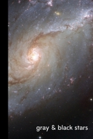 gray & black stars: small lined Star Notebook / Travel Journal to write in (6'' x 9'') 120 pages 1692718630 Book Cover