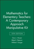Mathematics for Elementary Teachers: A Contemporary Approach 10e Manipulative Kit 1118679237 Book Cover