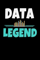 Data Legend: Dot Grid Page Notebook Gift For Computer Data Science Related People. 1712711164 Book Cover