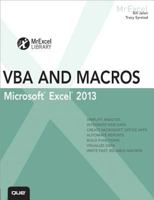 Excel 2013 VBA and Macros 0789748614 Book Cover