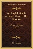 An English-South African's View Of The Situation: Words In Season 1014006945 Book Cover