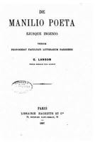 de Manilio Poeta Ejusque Ingenio 1523870850 Book Cover