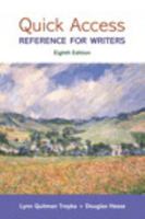 Quick Access, Reference for Writers (MyCompLab Series) 0131400819 Book Cover
