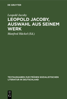 Leopold Jacoby, Auswahl Aus Seinem Werk 3112545079 Book Cover