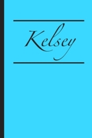 Kelsey: Personalized Notebook/Journal 1696983959 Book Cover