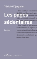 Les pages sédentaires: Carnets (Écritures) (French Edition) 2140303008 Book Cover