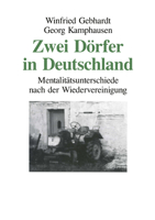 Zwei Dorfer in Deutschland: Mentalitatsunterschiede Nach Der Wiedervereinigung 3810012254 Book Cover
