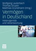 Vermogen in Deutschland: Heterogenitat Und Verantwortung 3531176897 Book Cover