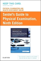 Physical Examination and Health Assessment Online for Seidel's Guide to Physical Examination (Access Code, and Textbook Package) 0323793495 Book Cover