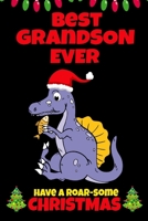 Best Grandson Ever: Cute Christmas Gifts for Boys 5-7 Year Old, Dinosaur Lovers Gift Ideas, Small Journal to Write In (Alternative to Card) 169888219X Book Cover
