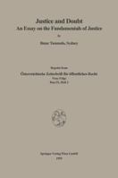 Justice and Doubt: An Essay on the Fundamentals of Justice 366238924X Book Cover