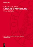 Lineare Optimierung I 3112769783 Book Cover