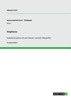 Stephanus. Installationszyklus mit acht Steinen und acht �bergriffen 364089202X Book Cover